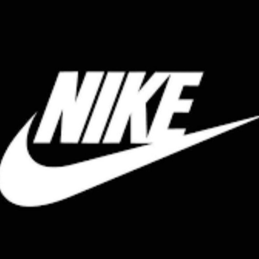 Nike Swoosh Silver - Plated Metal Stud Earrings, Pair, For Men or Women - Picture 4 of 6
